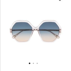 Chloe Esther Sunglasses Octagonal 58 Lens